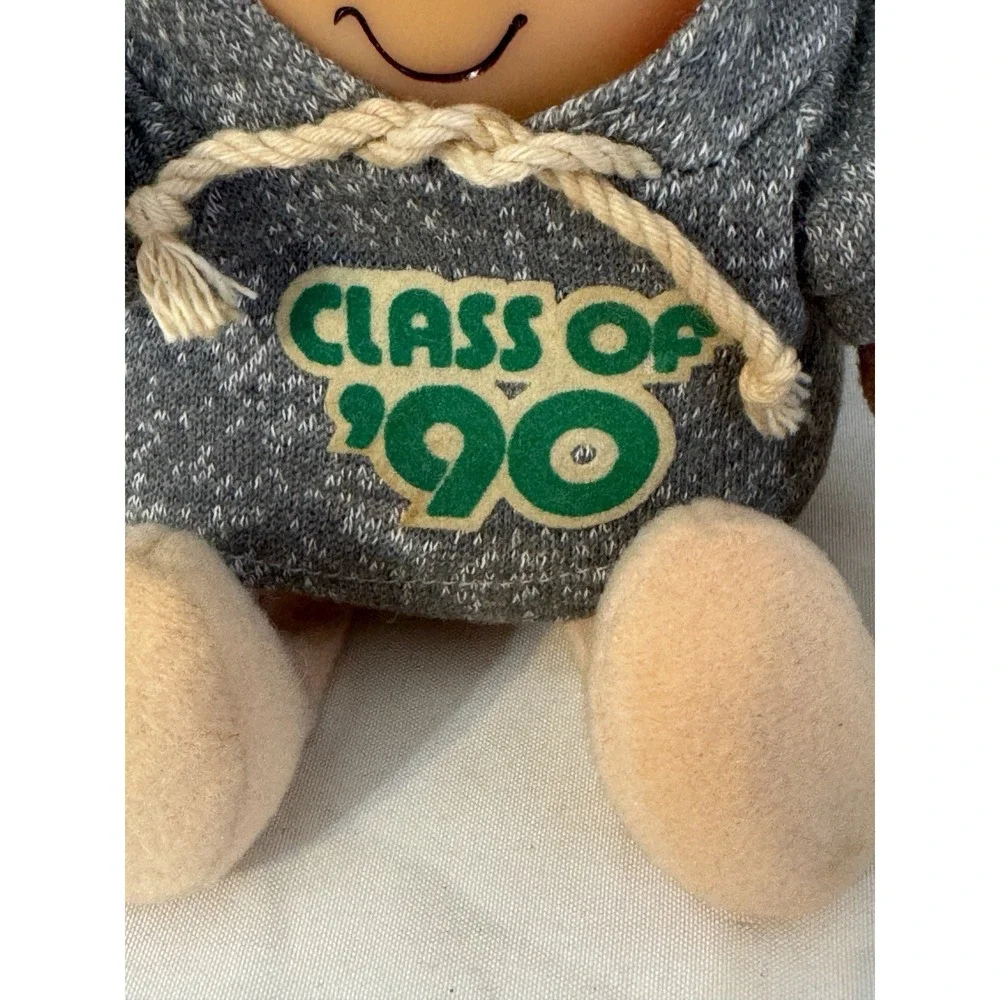 Vintage Ziggy Plush Doll Class of 1990 with Hoodie & Tag American‎ Greetings